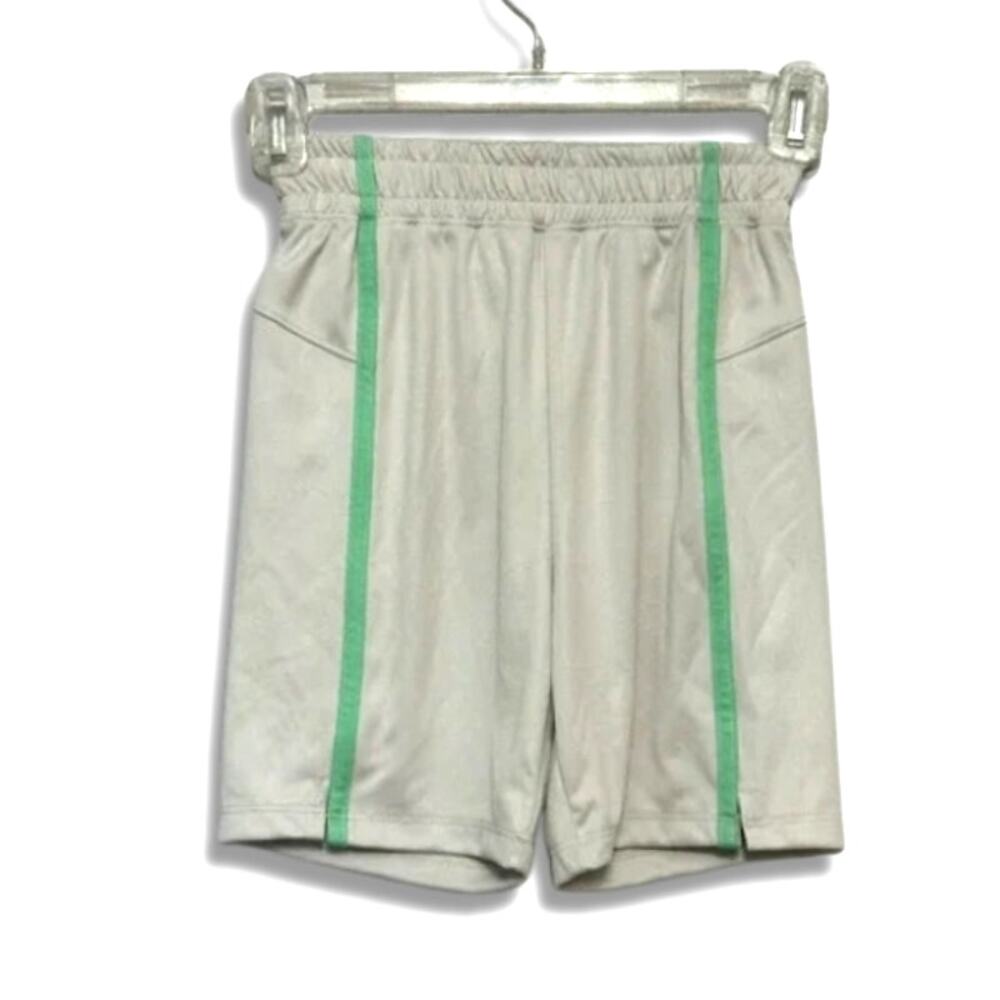 Zella Athletic Shorts Elastic Waistband Breathable Stripe Design Girl's S NWOT